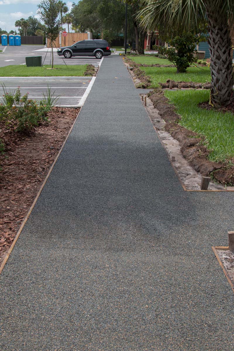 We install Flexi Pave eco friendly paving
